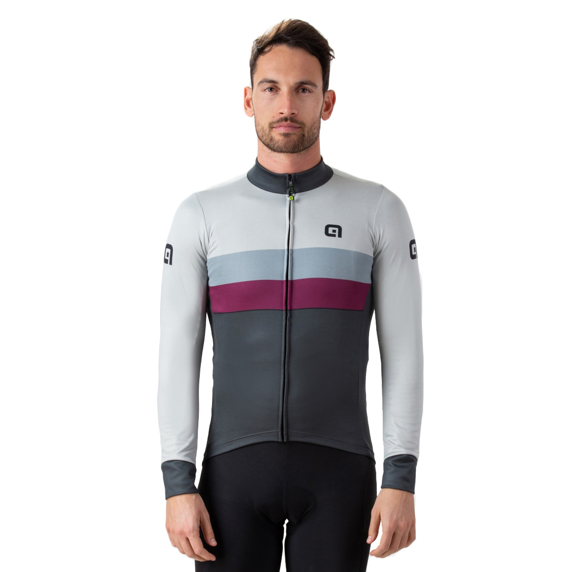 Picture of Alé OFF ROAD - GRAVEL Chaos Long Sleeve Jersey Men - grey