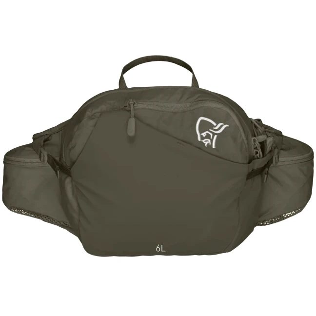 Picture of Norrona 6L hip Pack - Olive Night