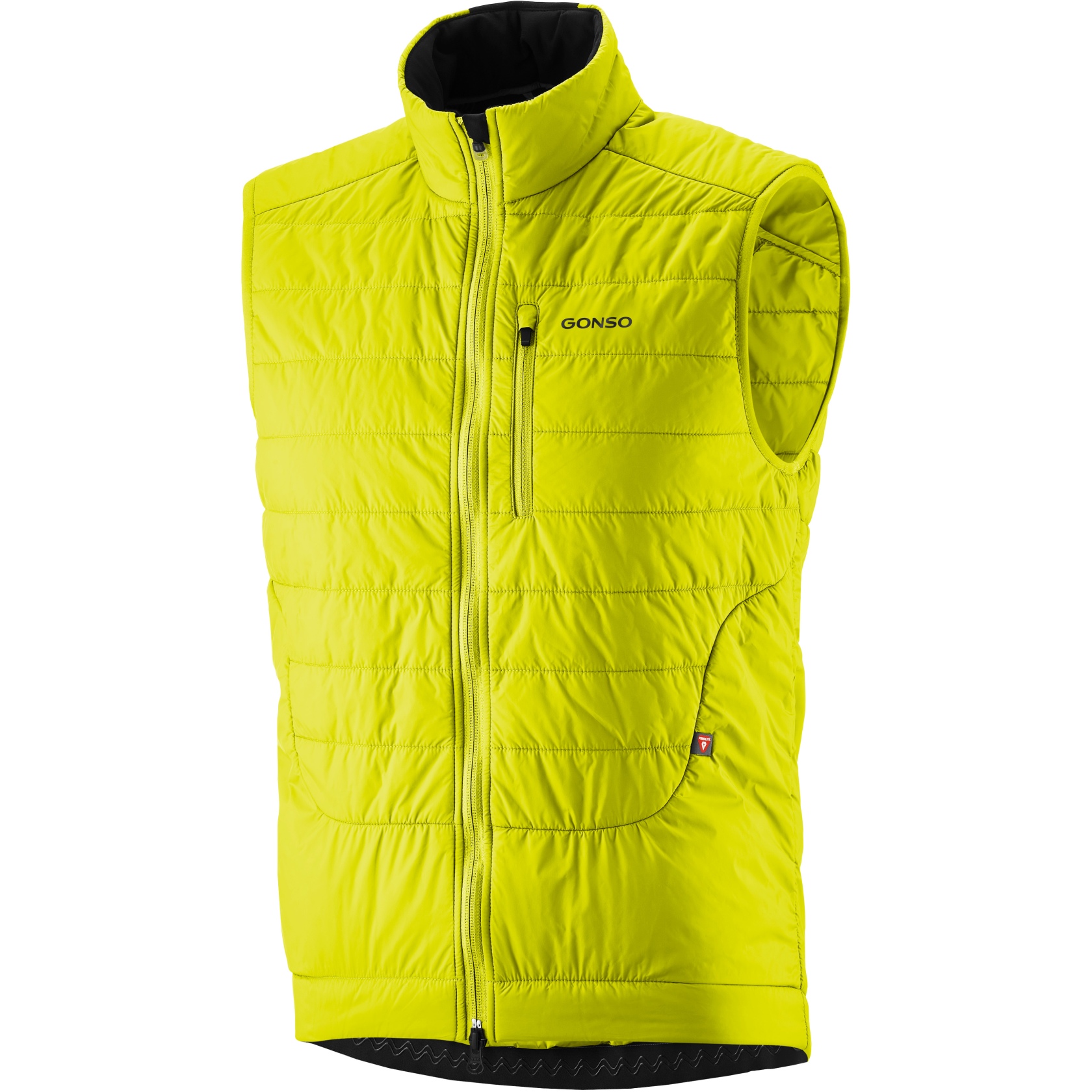 Мужской жилет Gonso Trail Primaloft - защитный желтый