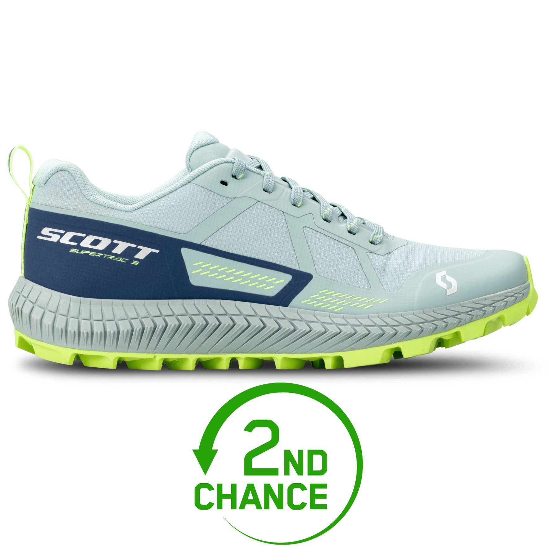 Женские кроссовки SCOTT Supertrac 3 - свежий зеленыйсиний металлик - 2-й вариант 15490₽