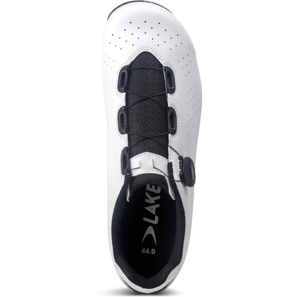 Lake CX178 Racefietsschoenen Heren - X Wide - wit/zwart | BIKE24
