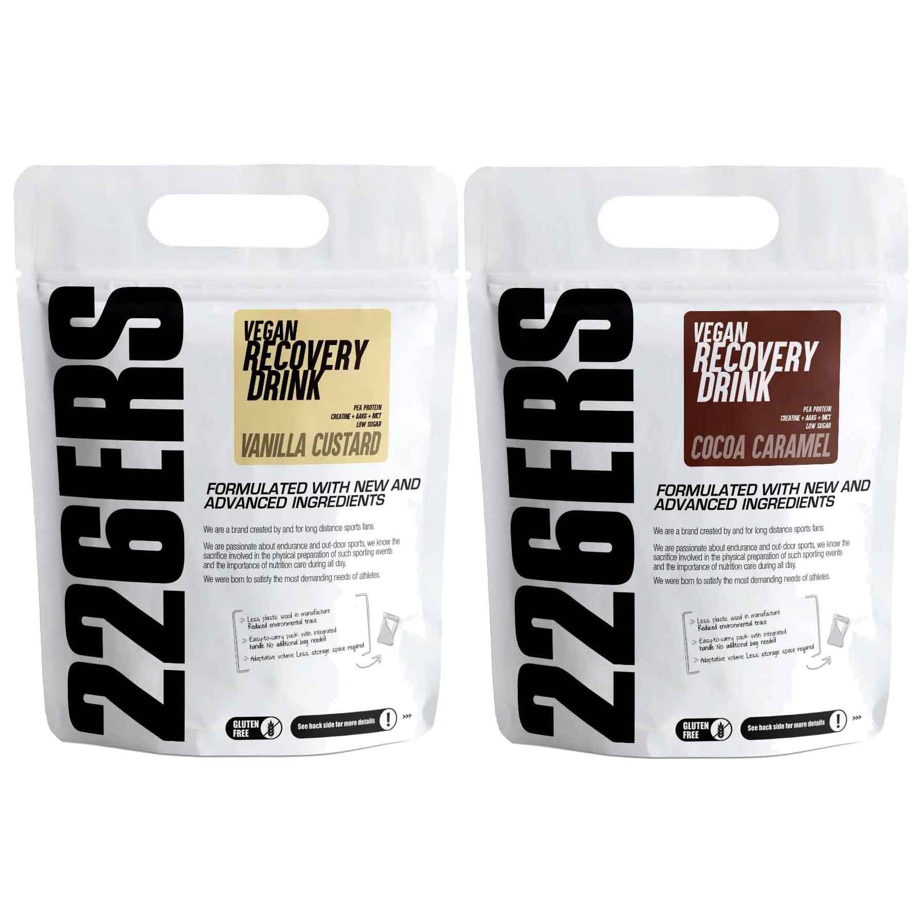 Picture of 226ERS Vegan Recovery Drink - Protein Carbohydrate Beverage Powder - 500g