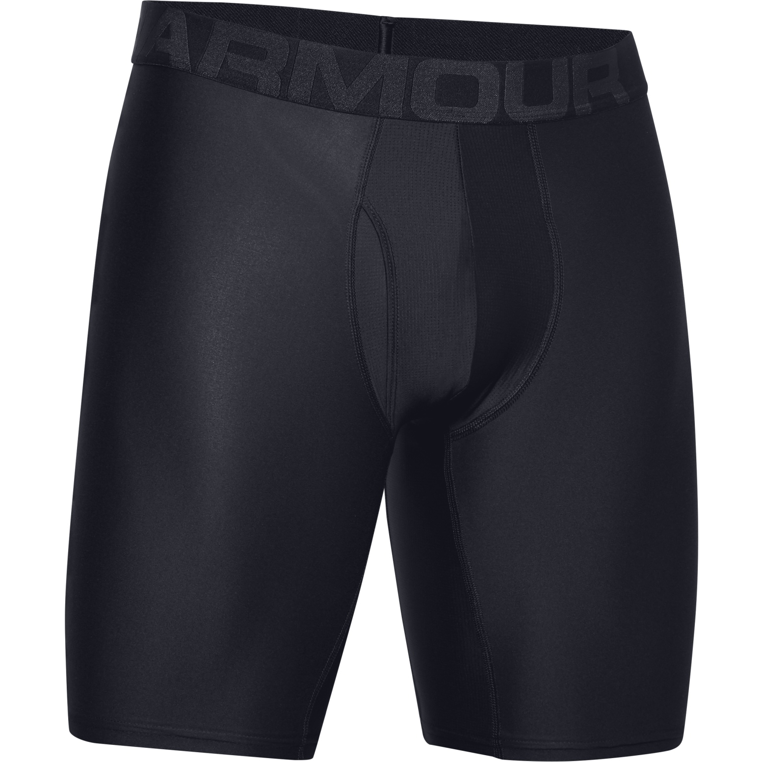 Produktbild von Under Armour Herren UA Tech™ Boxerjock® (23 cm) – 2er-Pack - Schwarz/Schwarz