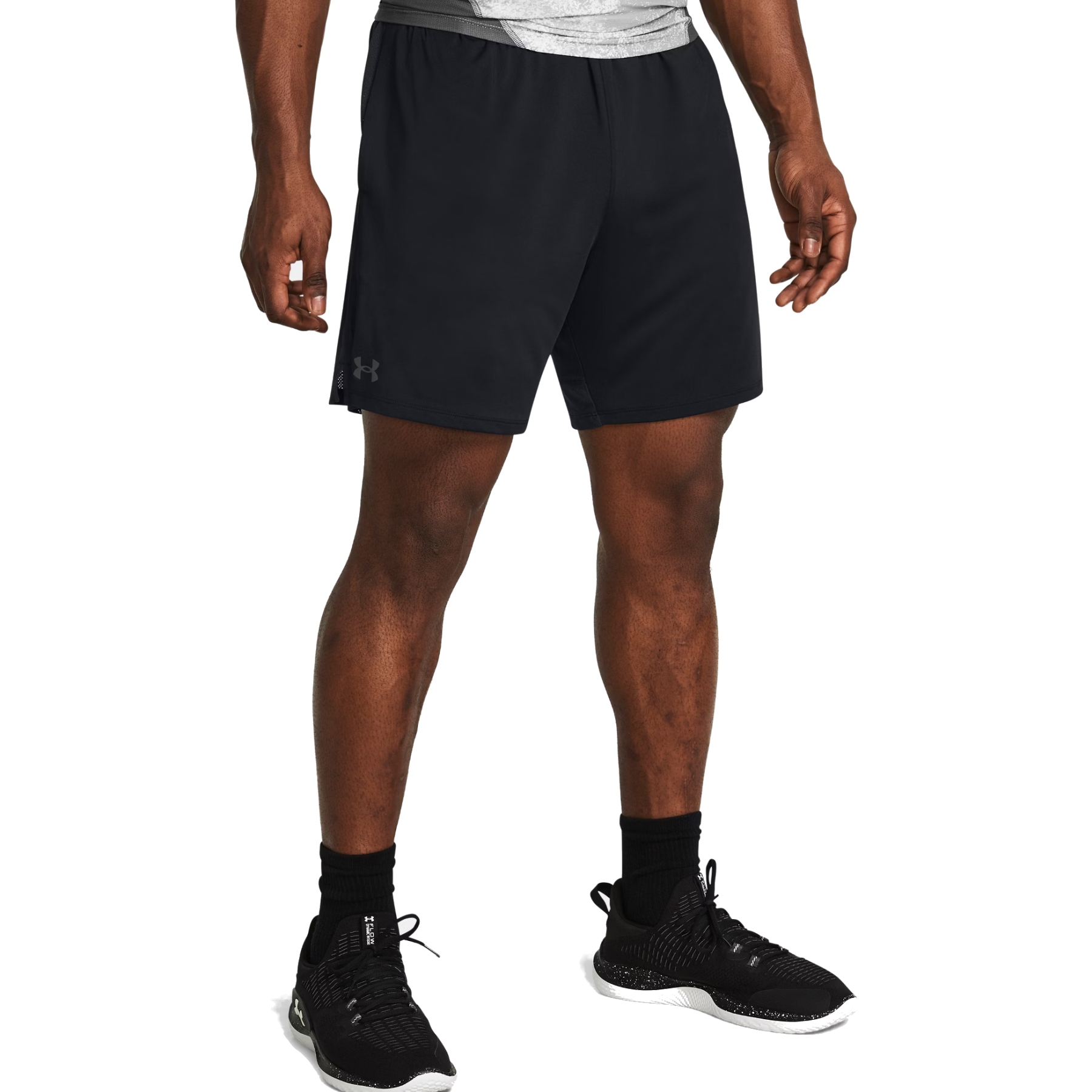 Immagine prodotto da Under Armour Shorts Uomo - UA Tech™ Vent 18 cm - Nero/Castlerock