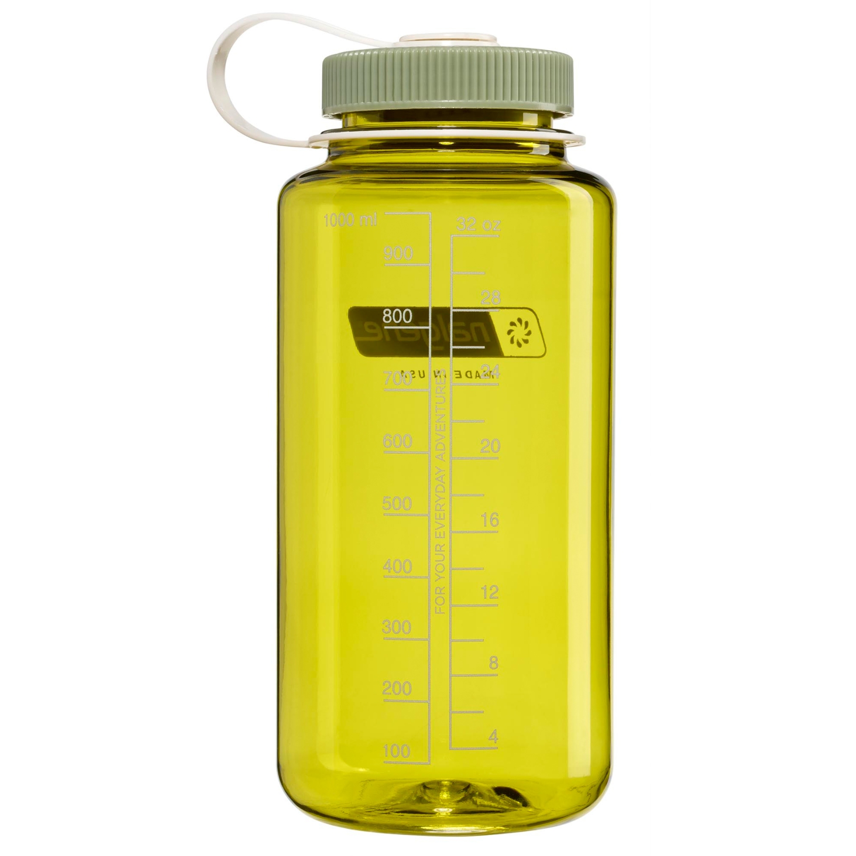 Nalgene Wide Mouth Sustain Bottle 1L - endive with oil green | BIKE24