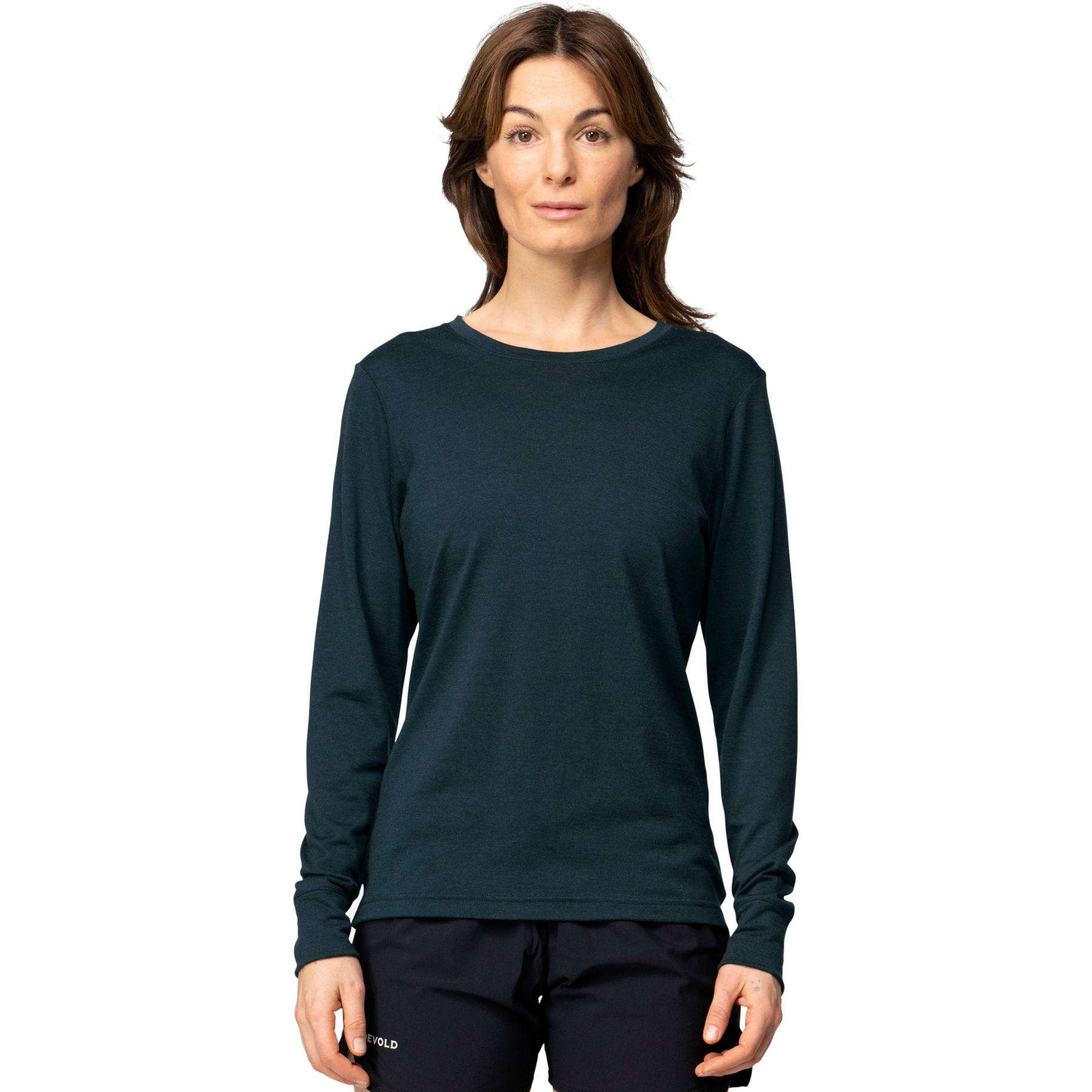 Immagine prodotto da Devold Maglia a Maniche Lunghe Donna - Classic - 284A Ink