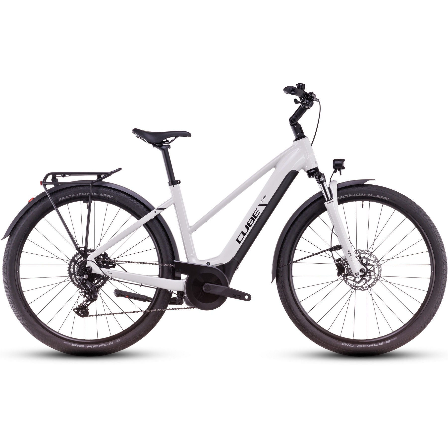 CUBE TOURING HYBRID ONE 625 Women Electric Touring Bike 2025 cotton grey