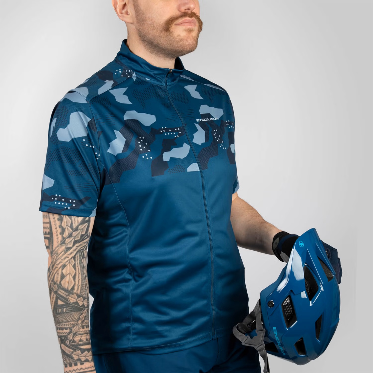 Endura Hummvee Ray Short Sleeve Jersey Men blueberry BIKE24