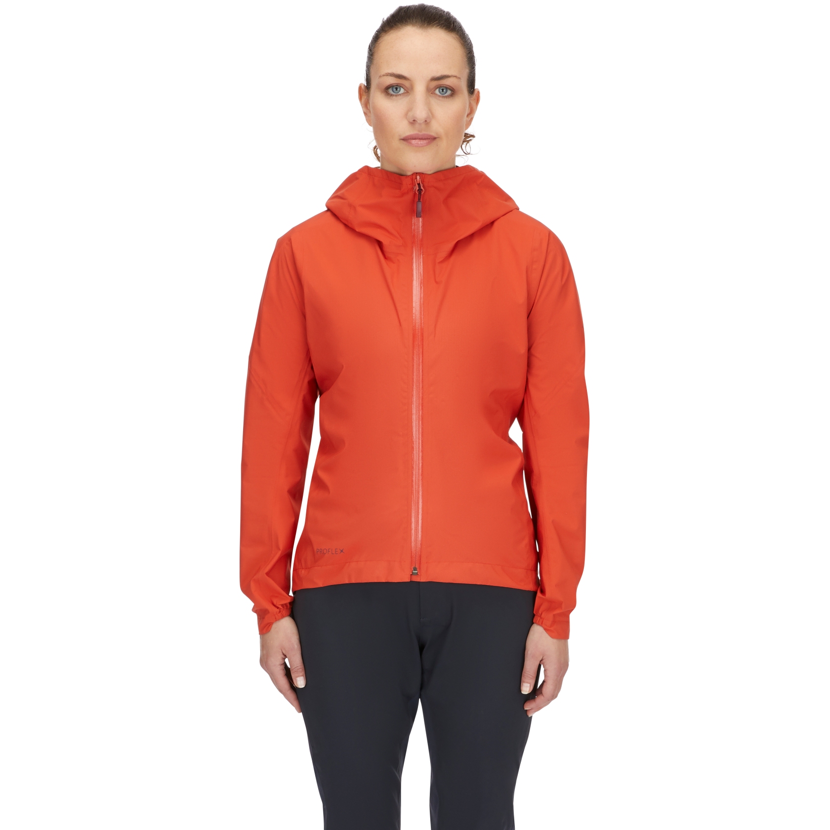 Picture of Rab Cinder Downpour Light Jacket Women - red grapefruit
