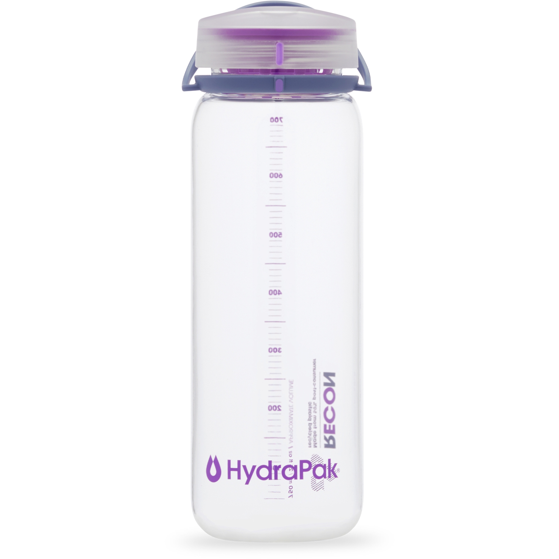 Productfoto van Hydrapak Recon™ Drinkfles - 750ml - Clear/Iris/Violet