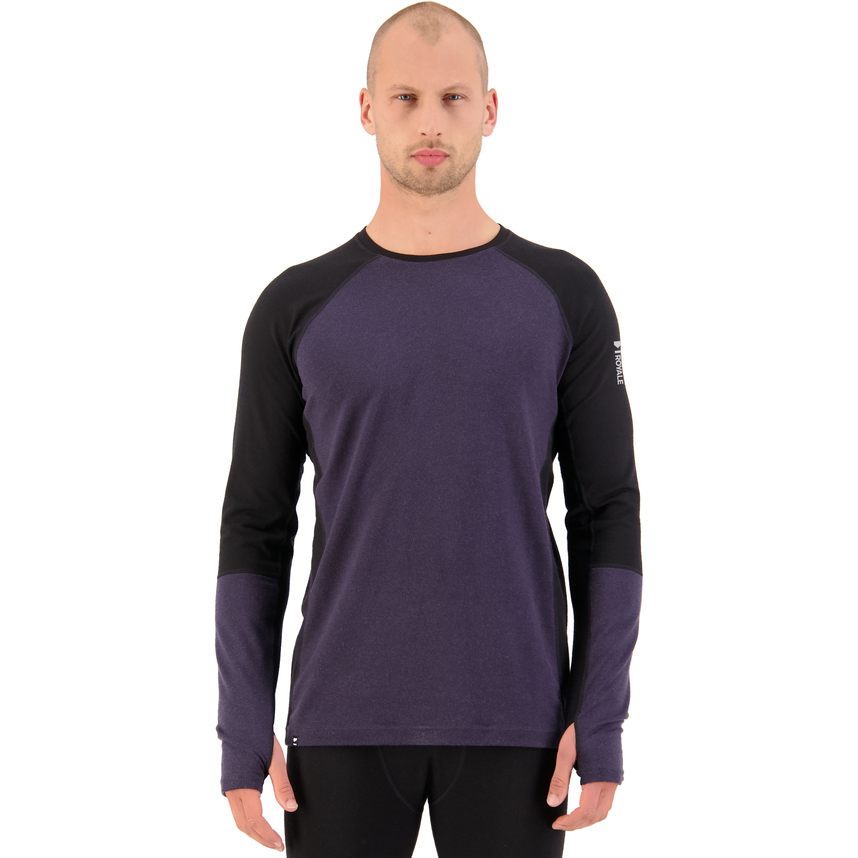 Picture of Mons Royale Olympus Longsleeve - black / 9 iron