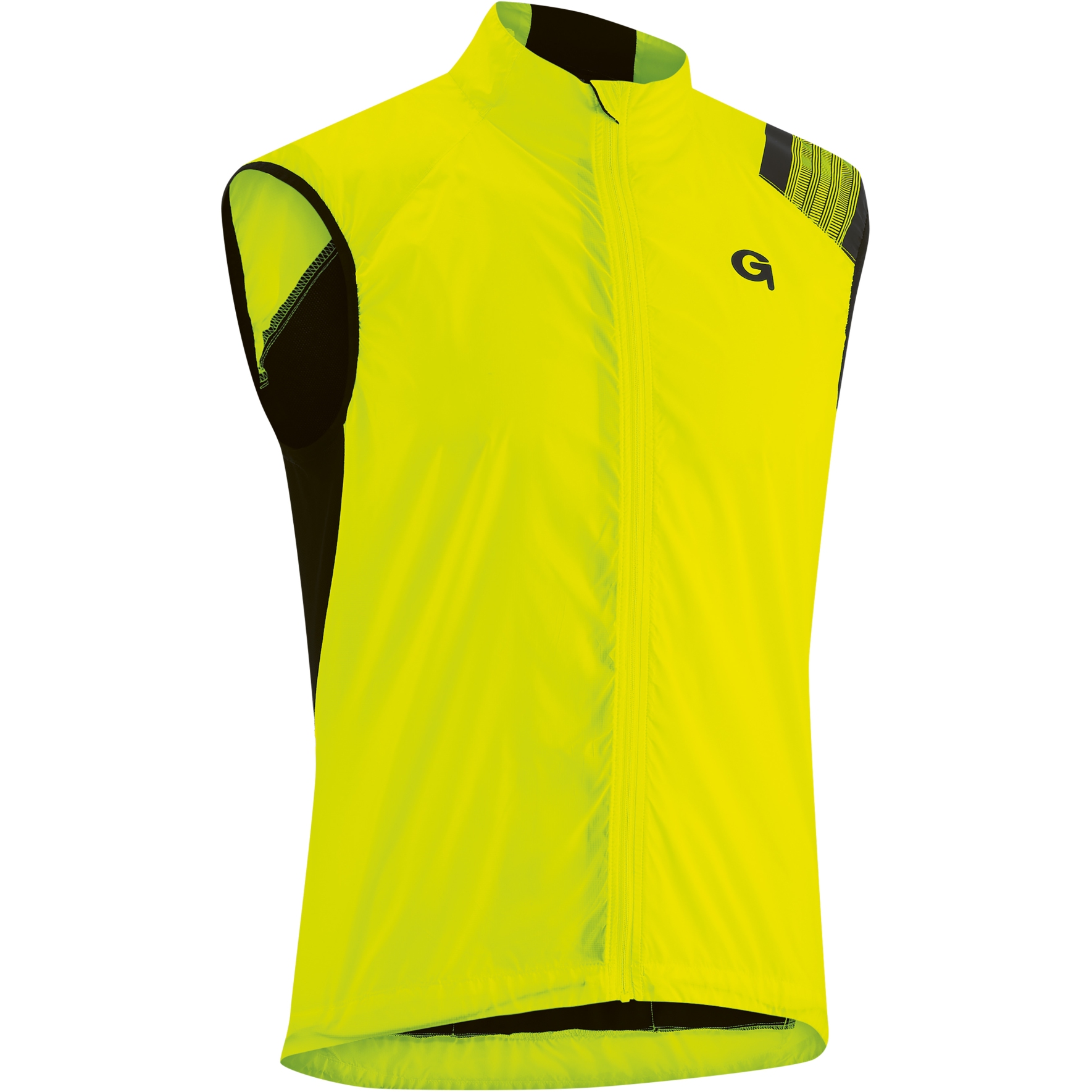 Image of Gonso Blosko Wind Vest Men - Safety Yellow