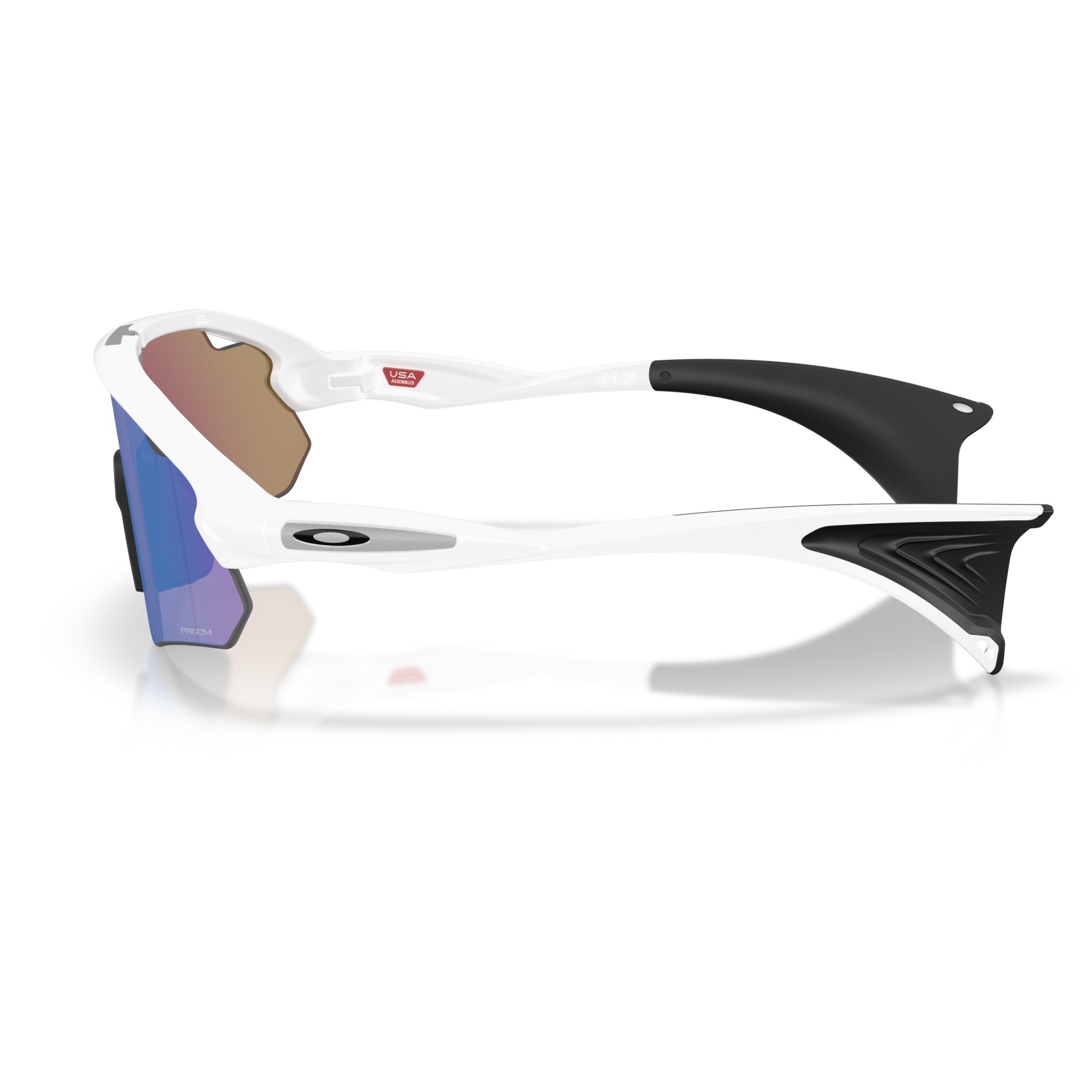Oakley Stunt Devil A Glasses - Matte White/Prizm Sapphire - OO9525