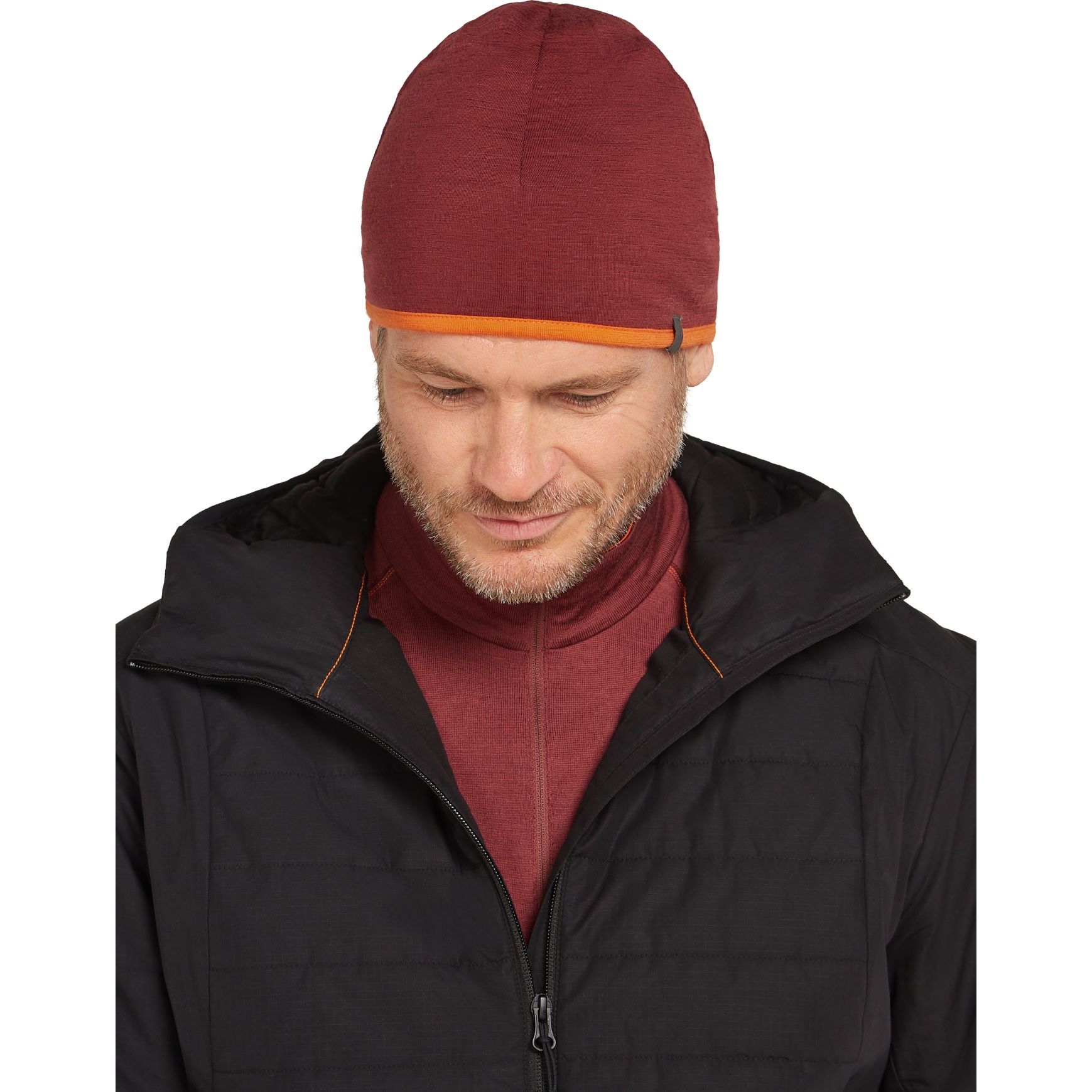 Icebreaker Merino Pocket Beanie Port Blaze BIKE24