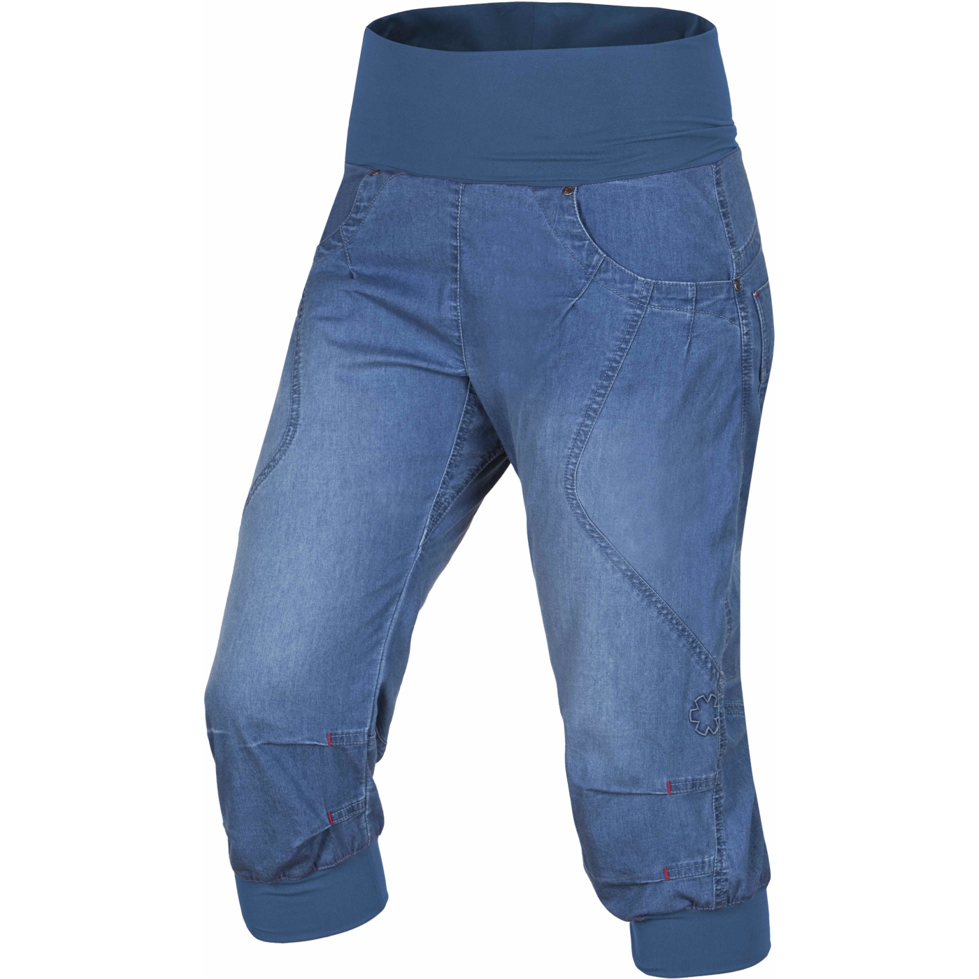 Photo produit de Ocún Pantalon d&#039;Escalade Femme - Noya Shorts Jeans - middle blue