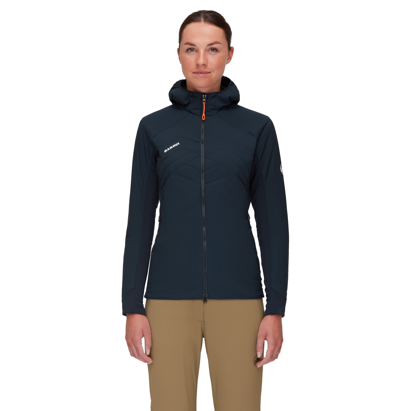 Mammut Rime Light Insulated Flex Hooded Jacket Women - marine