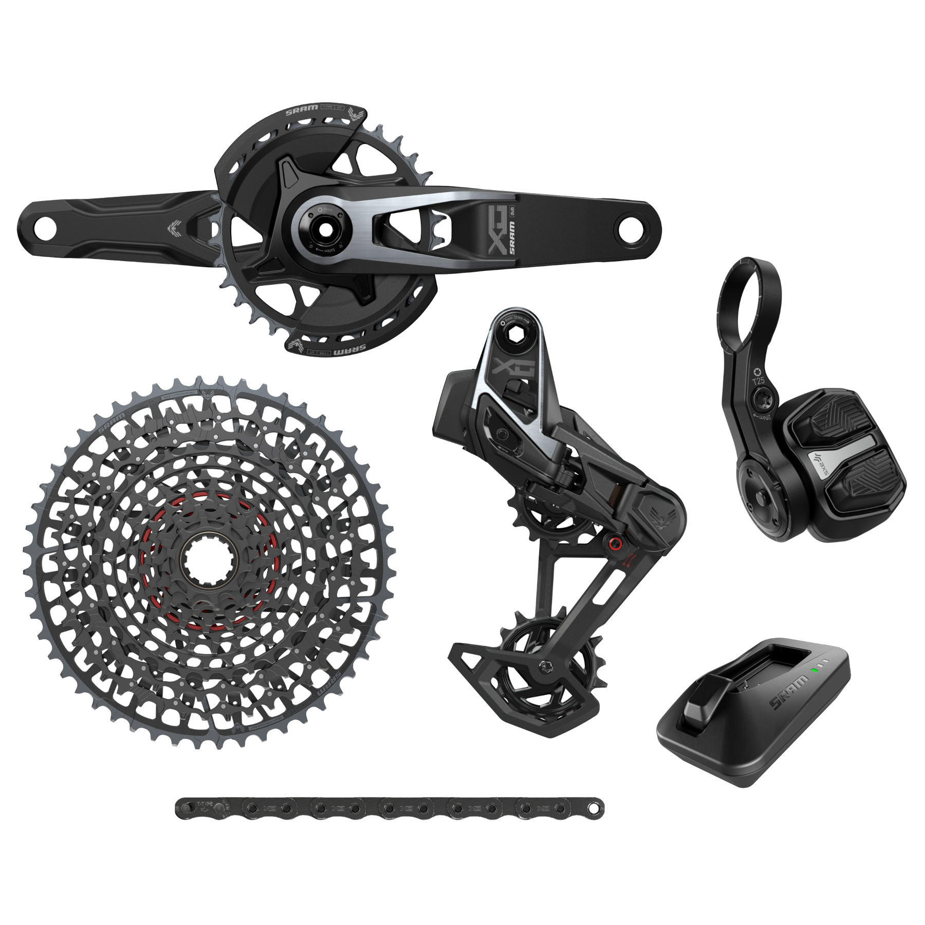 SRAM X0 Eagle V2 Transmission AXS Groupset | T-Type | D2 - 165 mm