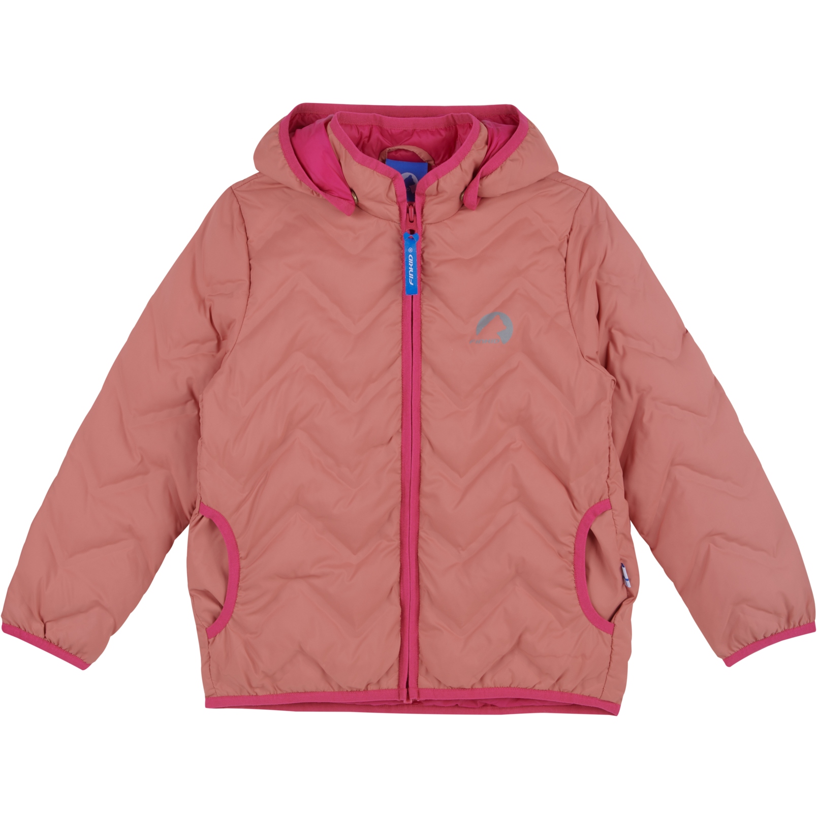 Produktbild von Finkid VANUKAS AIR Zip-In Innenjacke - Steppjacke Kinder - terra cotta/ raspberry