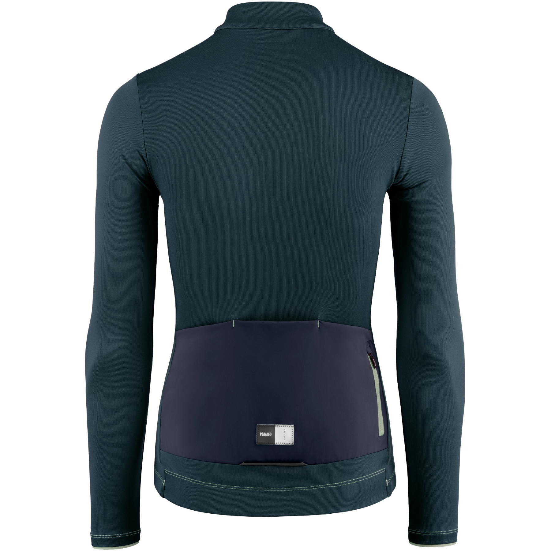 Pedaled Essential Merino Jersey 長袖 XXS Merino Cycling Long Sleeve Jersey Navy for Men | PEdALED