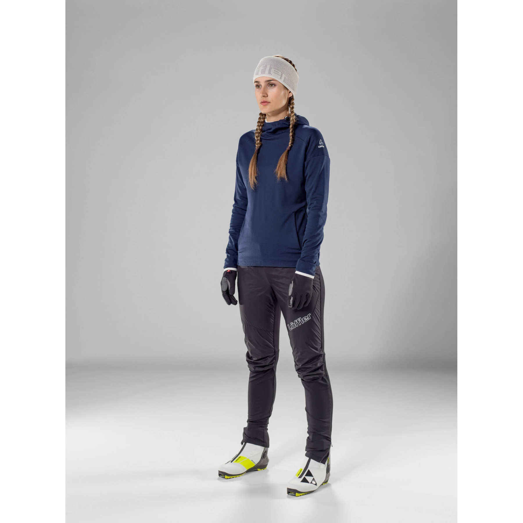 Sweat Cyclisme Femme Rapha Mérinos Taille L - Bleu, Manches Longues Avec Poches