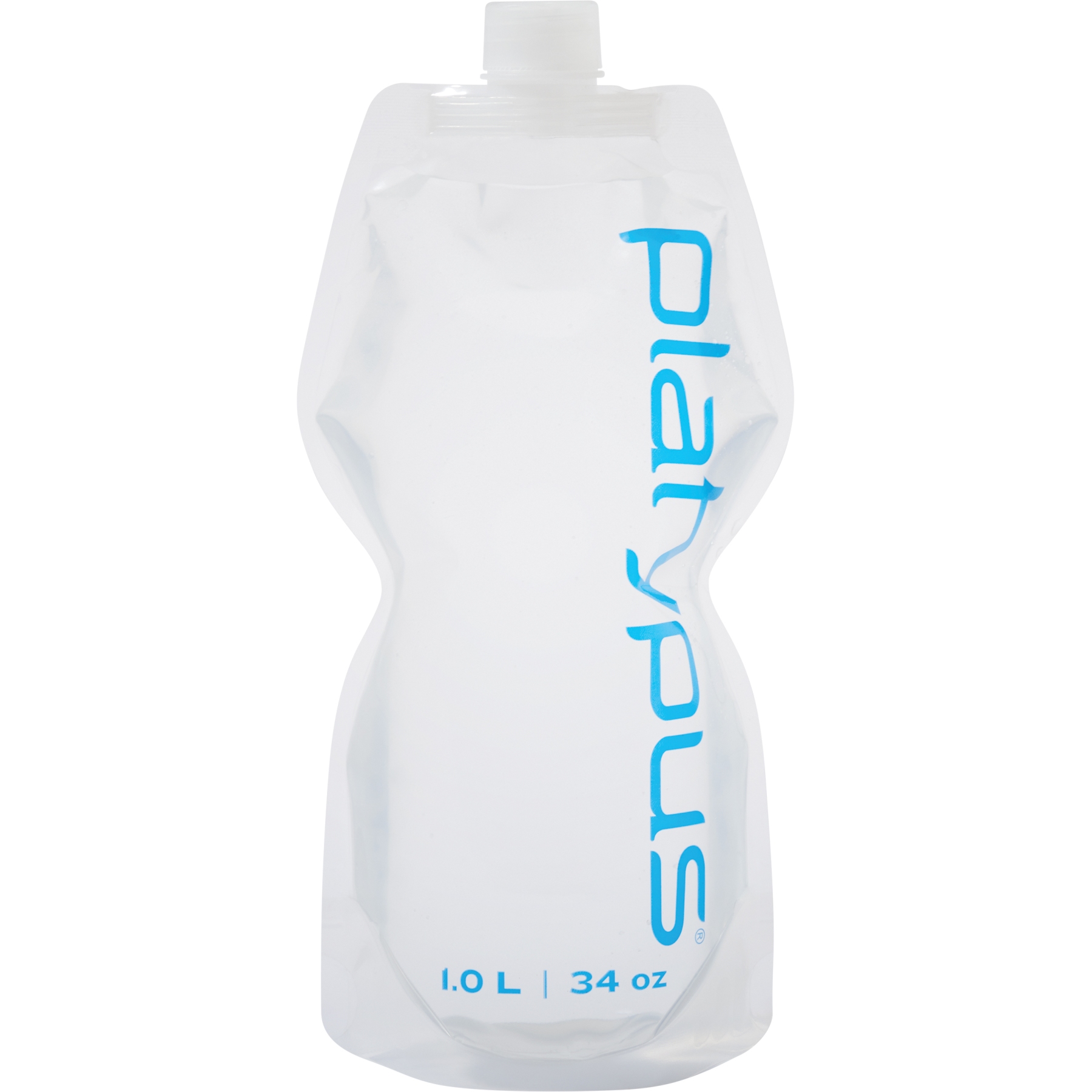Productfoto van Platypus SoftBottle 1L Flexibele Drinkfles met Closure Cap - Logo