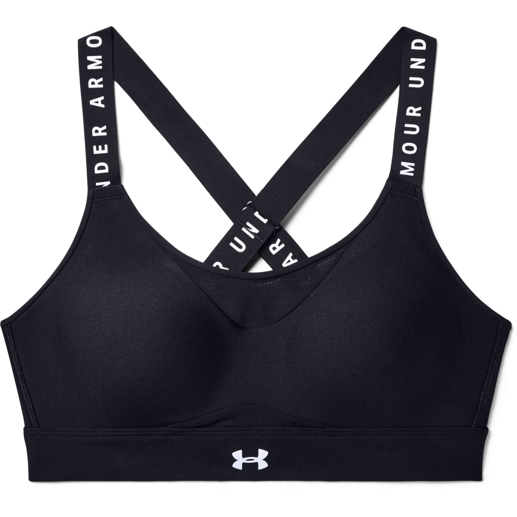 Under Armour UA Infinity High Sports Bra Women - Black/Black/White