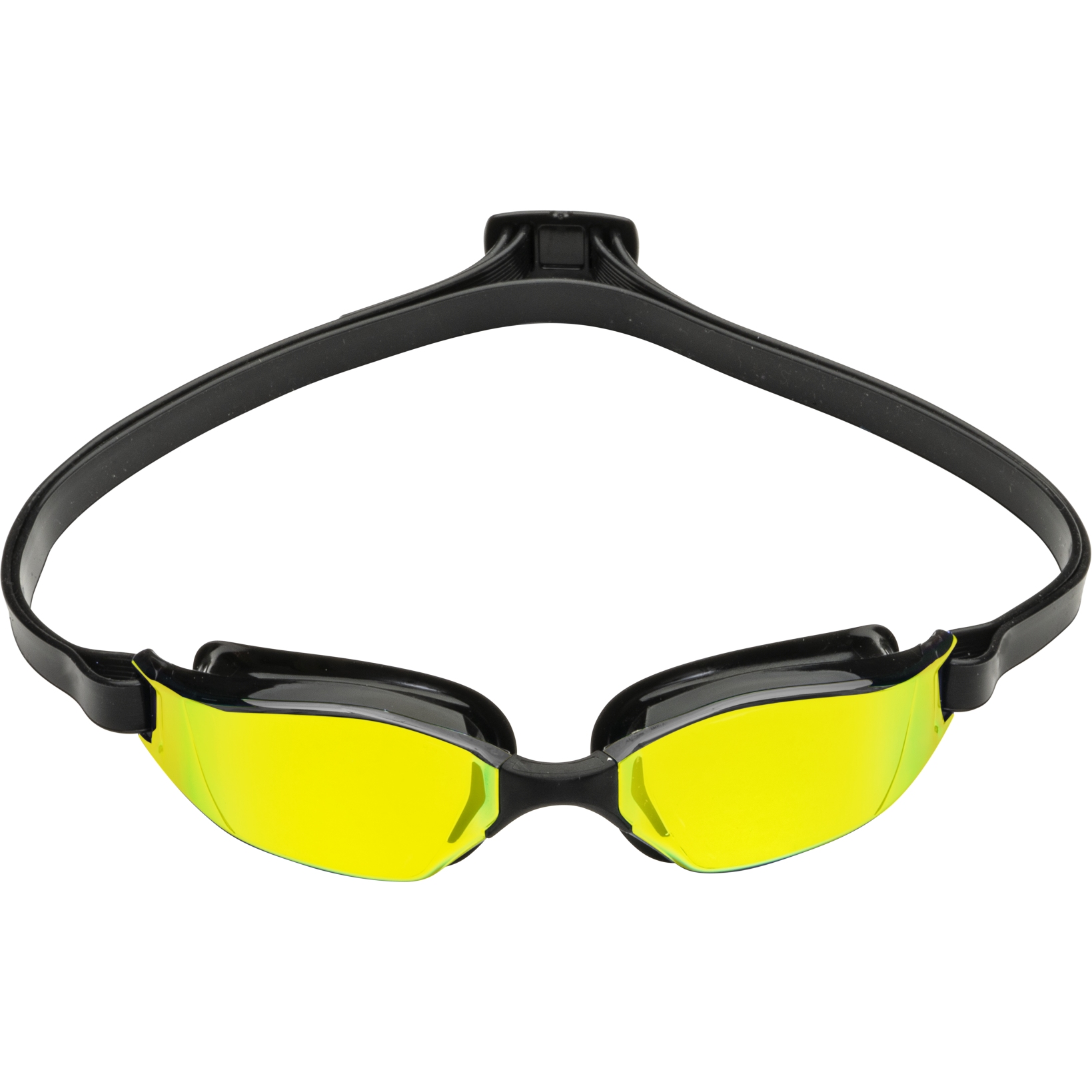 Picture of AQUASPHERE Xceed Swim Goggles - Yellow Titanium Mirrored - Black/Black/Black