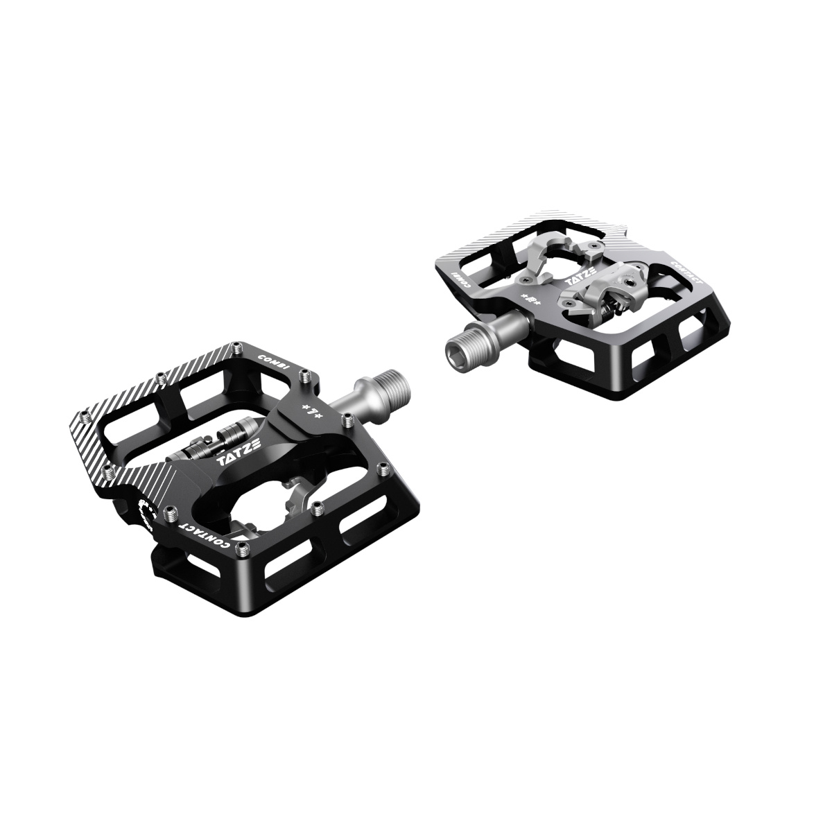Productfoto van Tatze CONTACT Combi Hybridpedalen - zwart