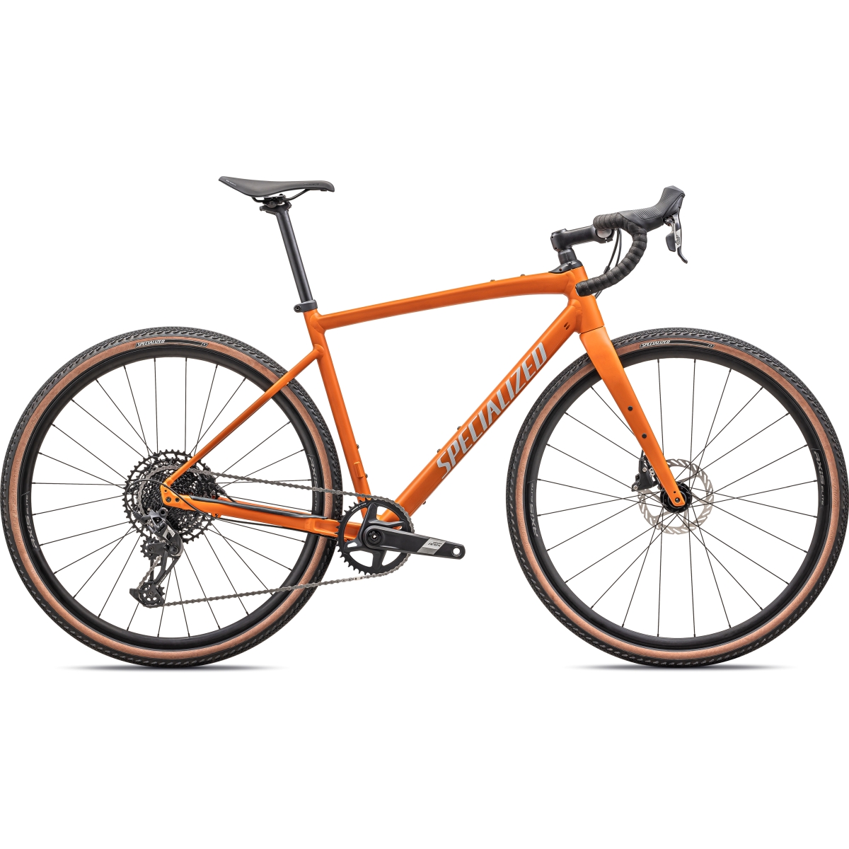 Picture of Specialized DIVERGE COMP E5 - Gravel Bike - 2024 - satin amber glow / dove grey