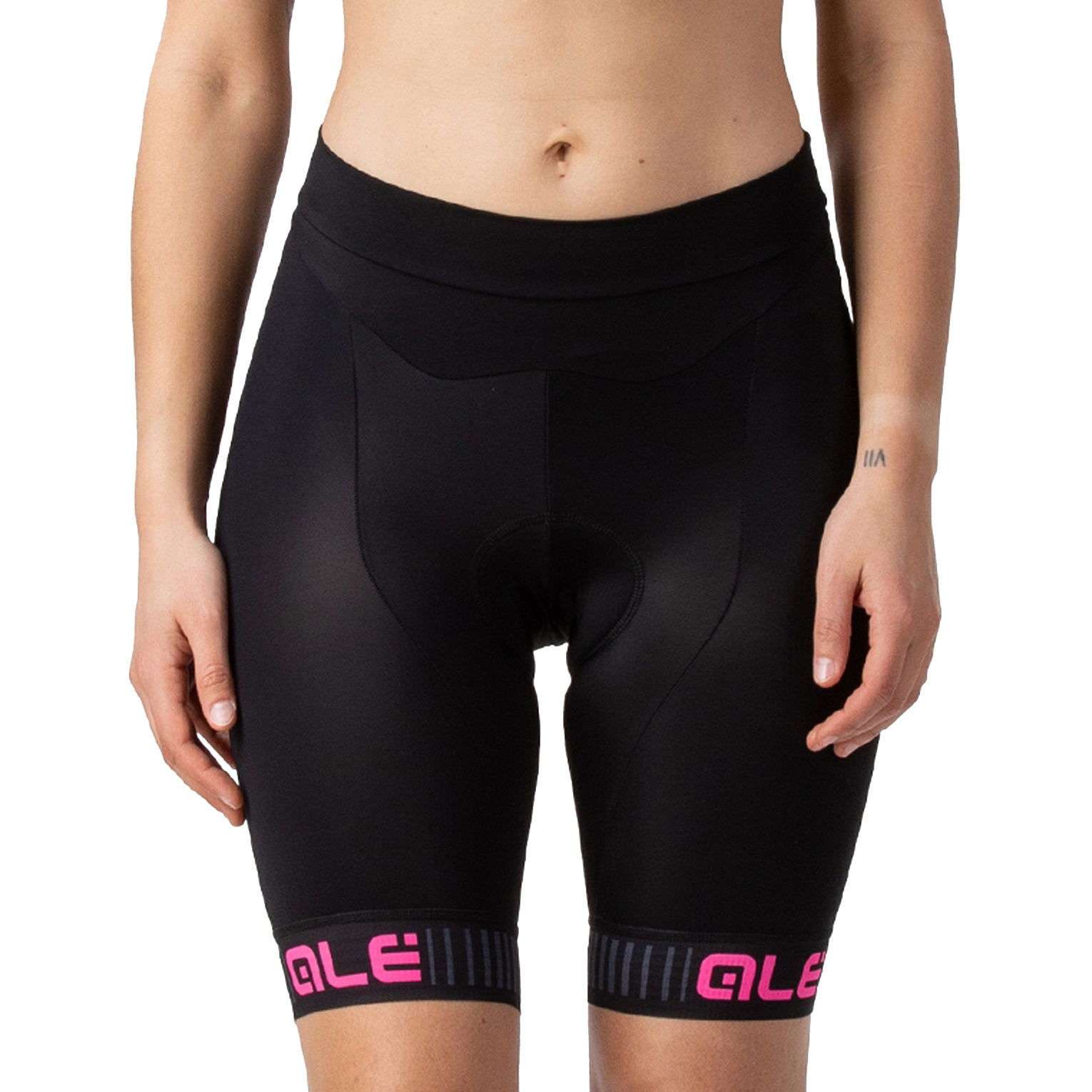 Image of Alé PRAGMA Traguardo Shorts Women - black/fluo pink
