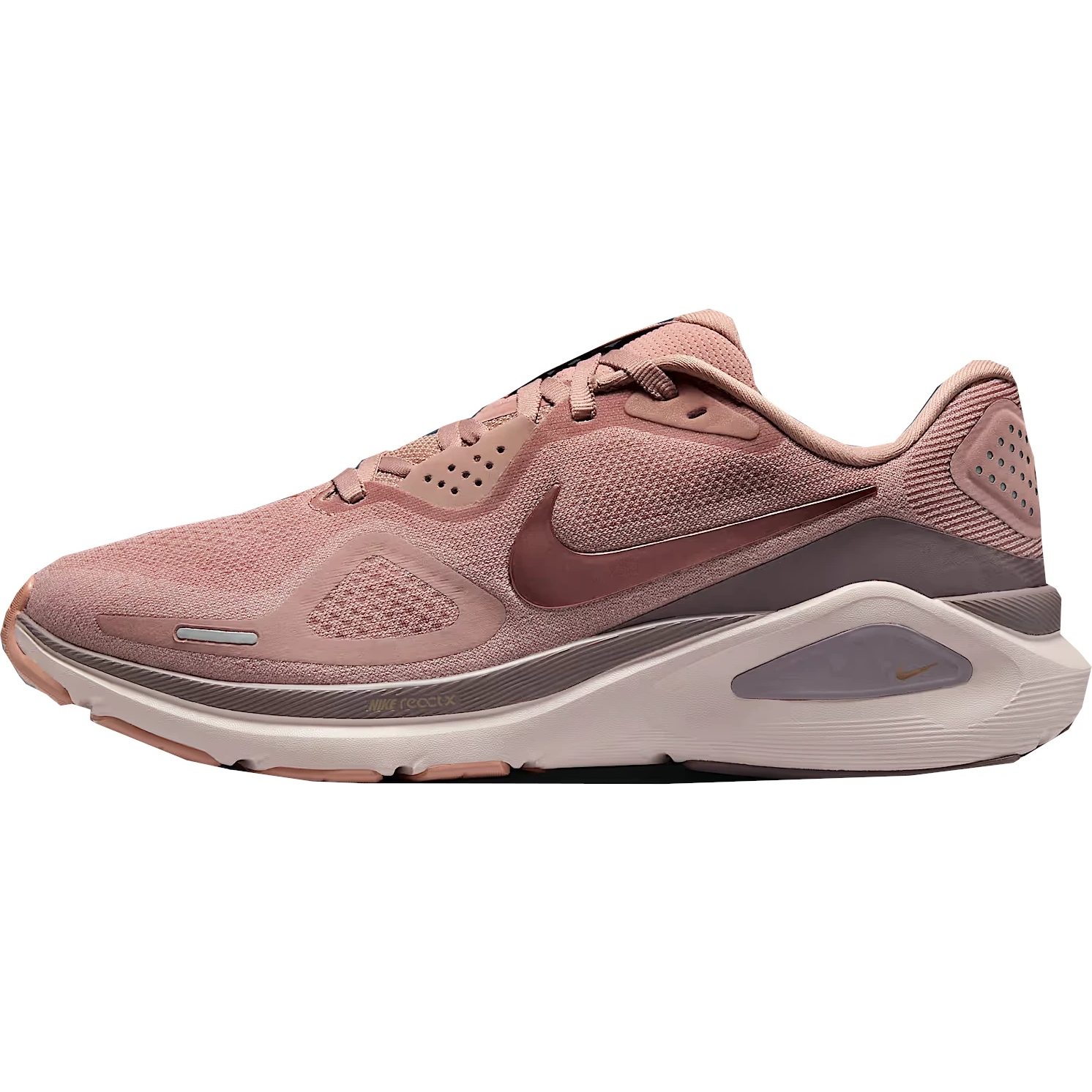 grey and rose gold nike