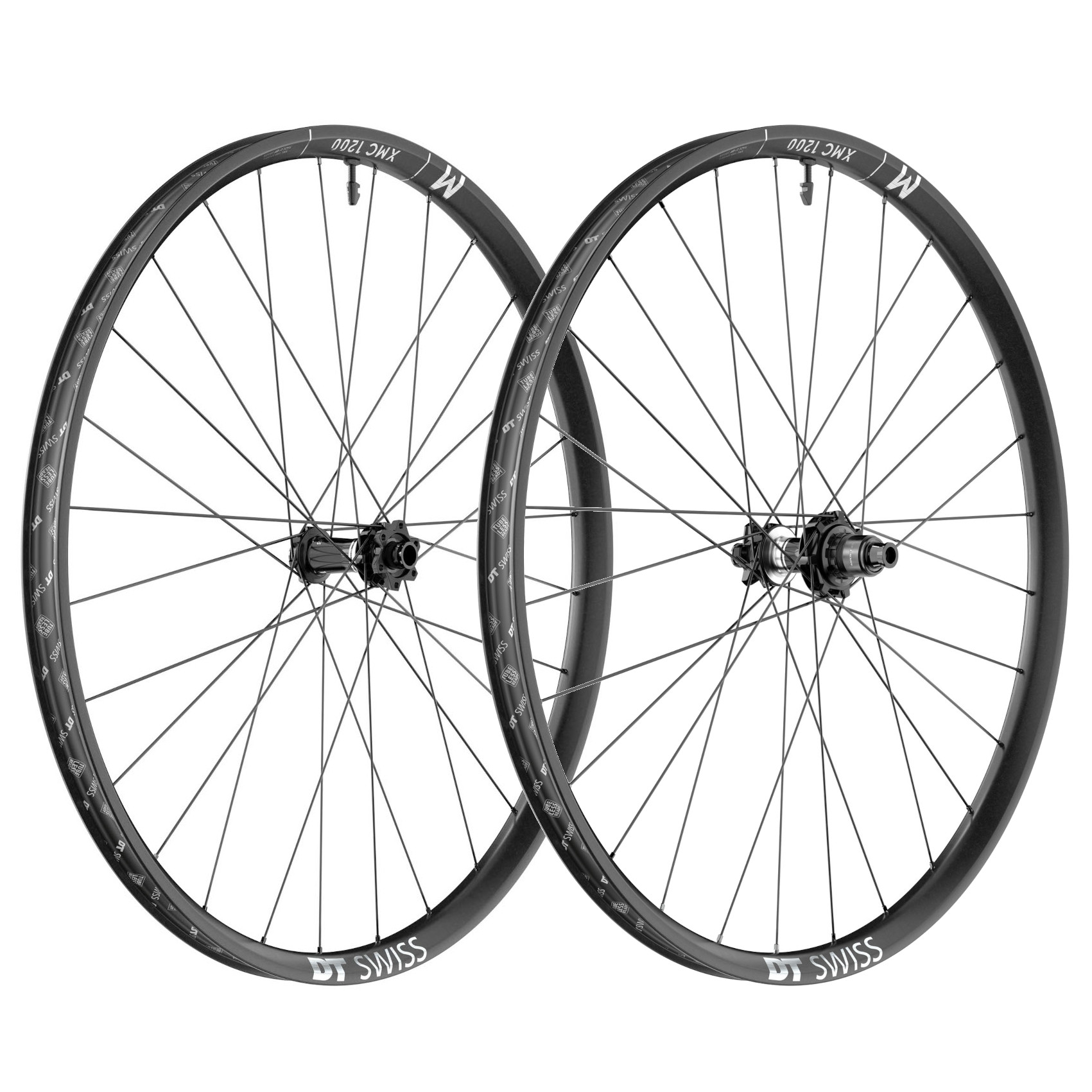 Productfoto van DT Swiss XMC 1200 SPLINE Wielset - 29&quot; | Carbon | Hookless | EXP 54 | 6 Gaten - 15x110mm | 12x148mm Boost
