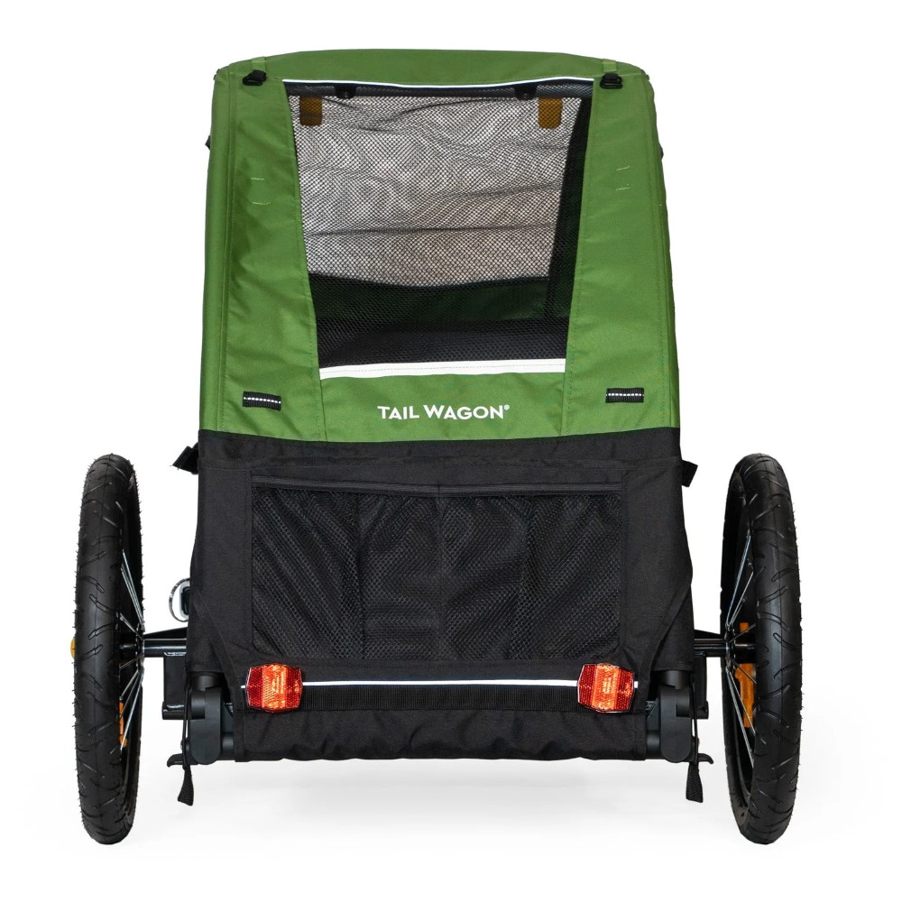 Burley Tail Wagon Bike Trailer for Dogs Green/Black BIKE24