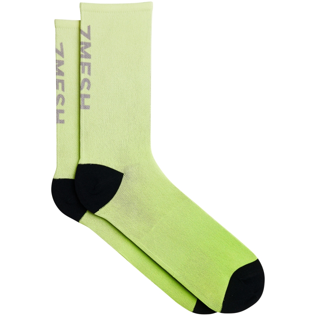 Picture of 7mesh Fading Light 7,5&quot; Socks - Lime Sorbet