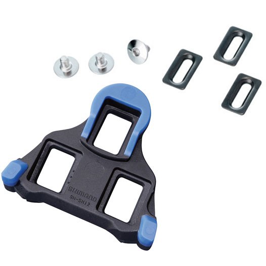 Produktbild von Shimano SM-SH12 SPD-SL Pedalplatten | 2° - schwarz/blau