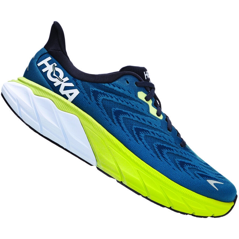 Image of Hoka Arahi 6 Running Shoes - blue graphite / blue coral