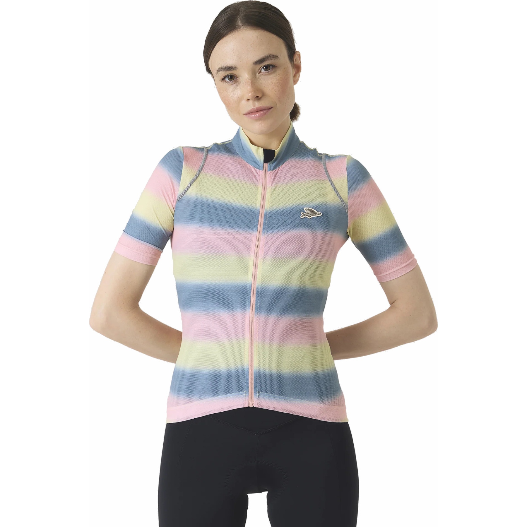 Café du Cycliste Mona Short Sleeve Jersey Women - plush/naples