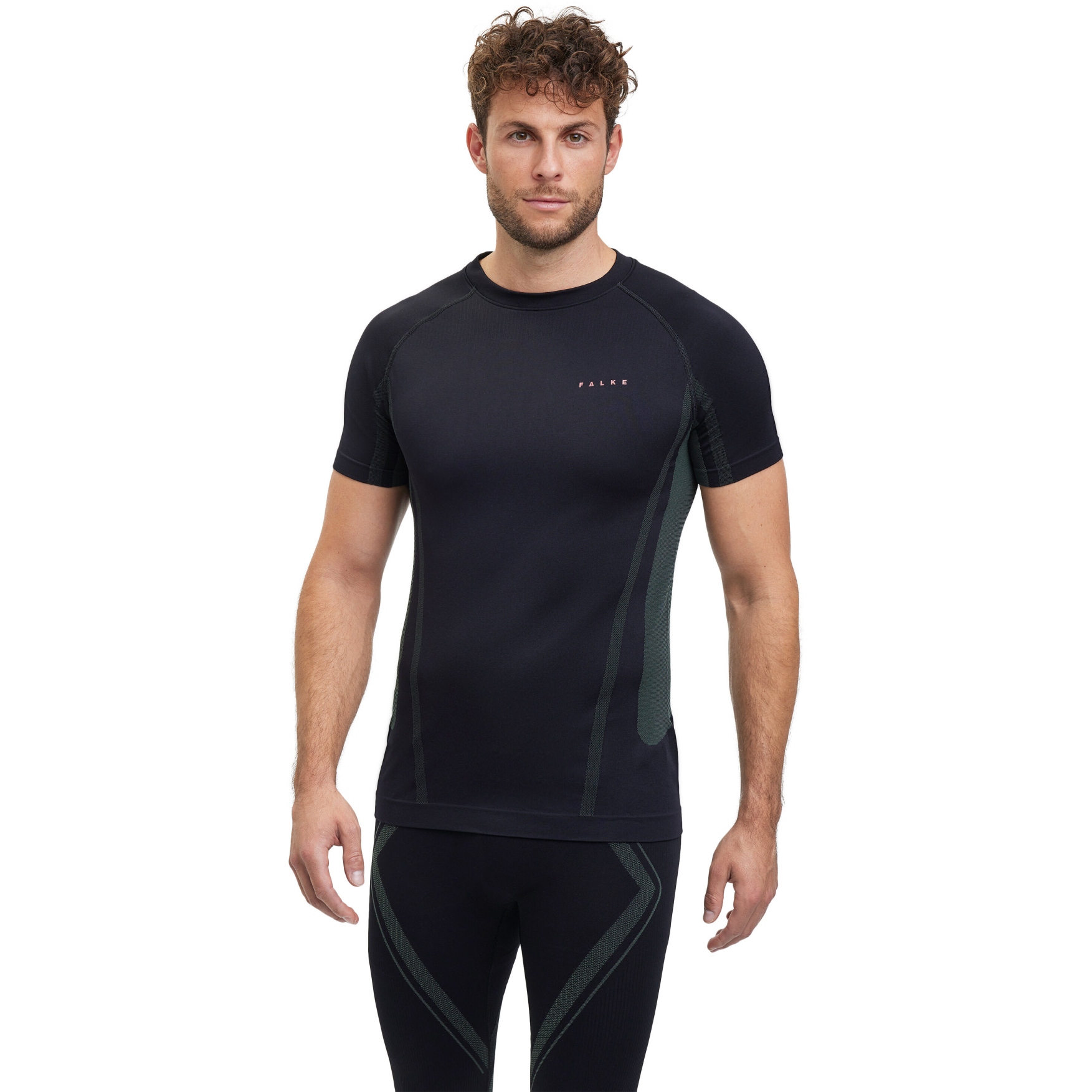 Produktbild von Falke RU Warm T-Shirt Herren - schwarz 3000