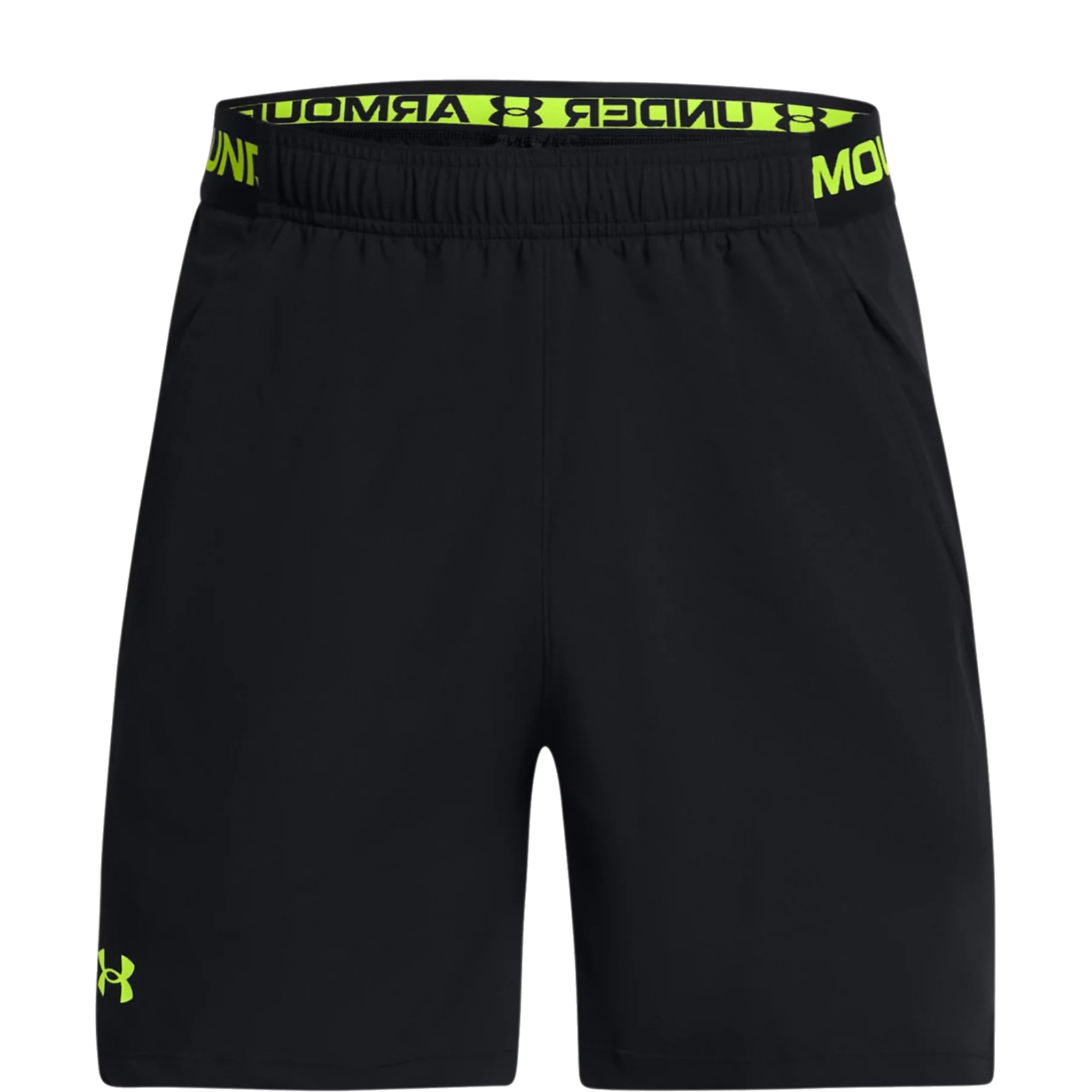 Picture of Under Armour UA Vanish Woven 6&quot; Shorts Men - Black/High Vis Yellow