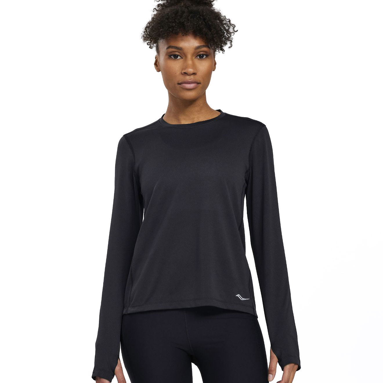 Picture of Saucony Stopwatch Women&#039;s Long Sleeve - black