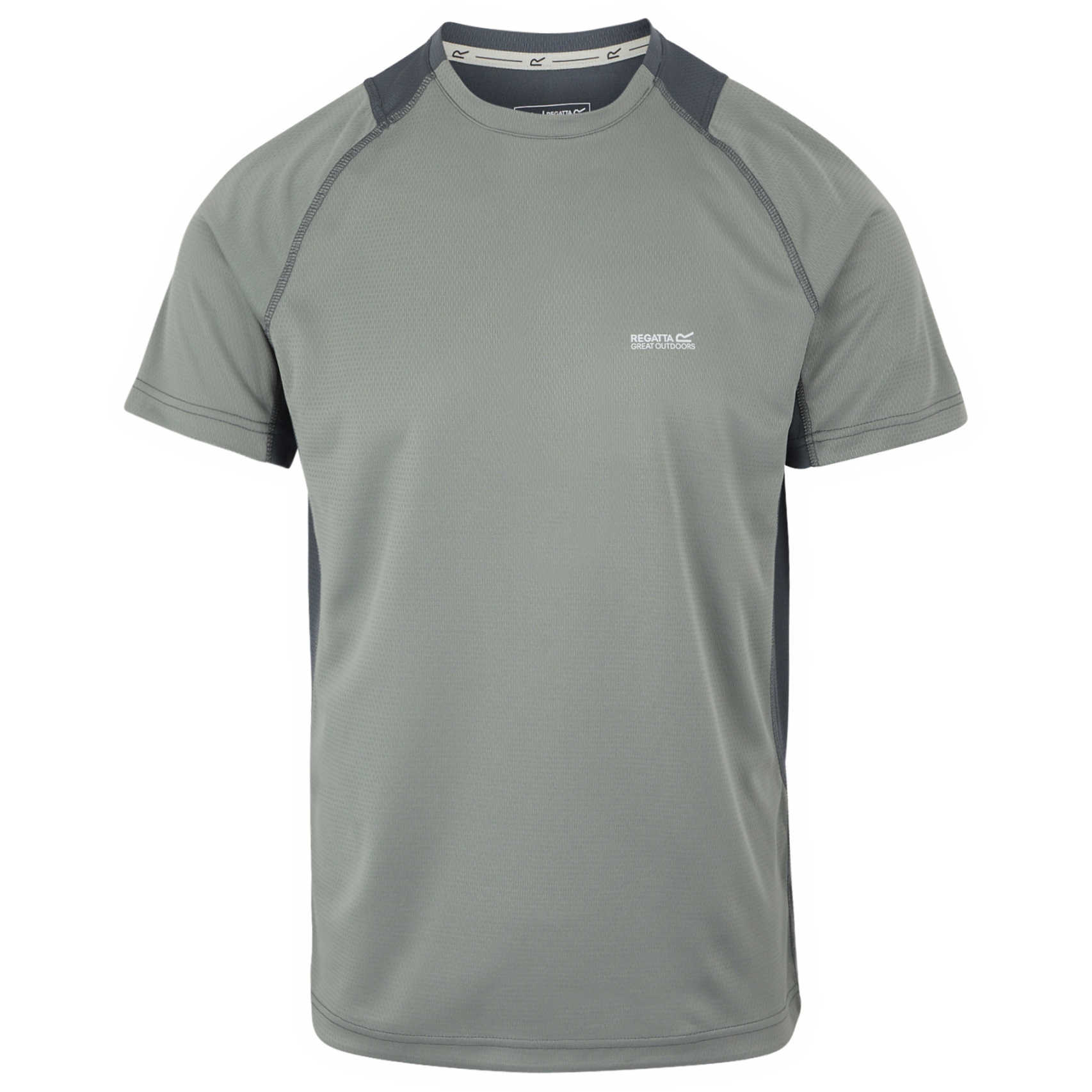 Picture of Regatta Virda IV T-Shirt Men - Glacier/Stormy Weather HU9