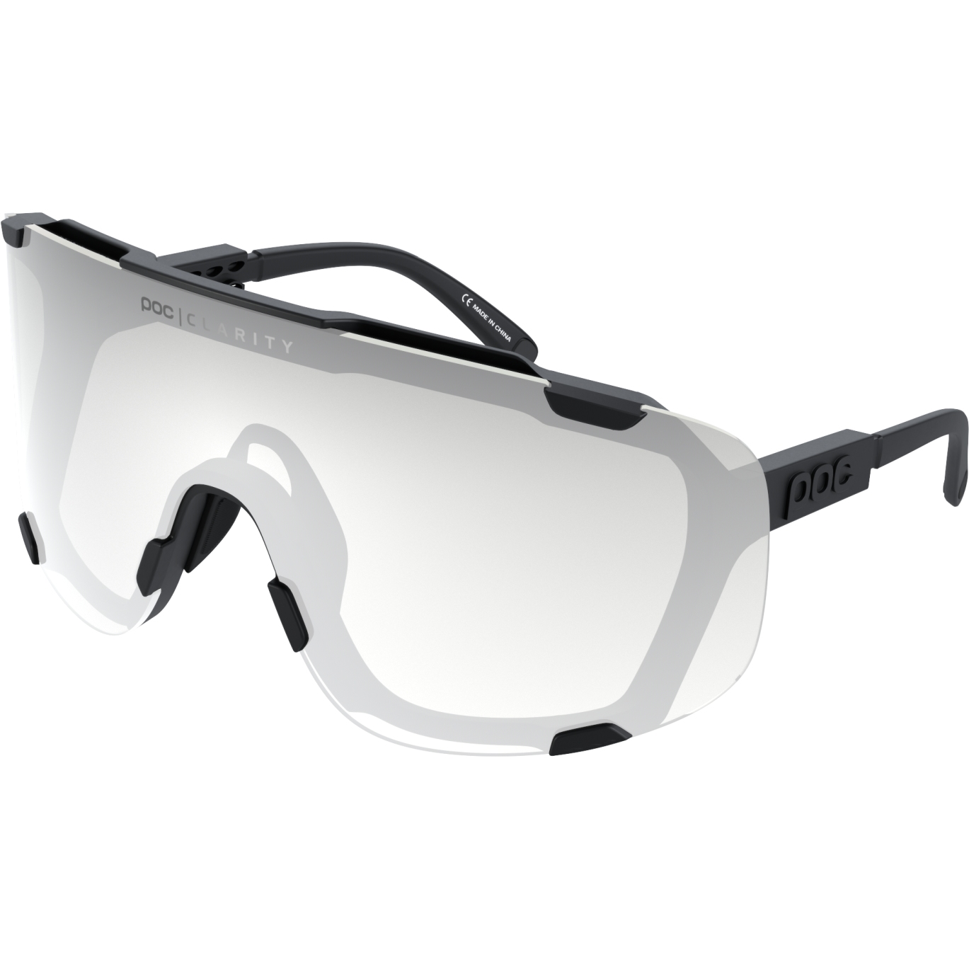 Produktbild von POC Devour Brille - Photochromic Lens - Uranium Black / Clarity/Changeable Grey