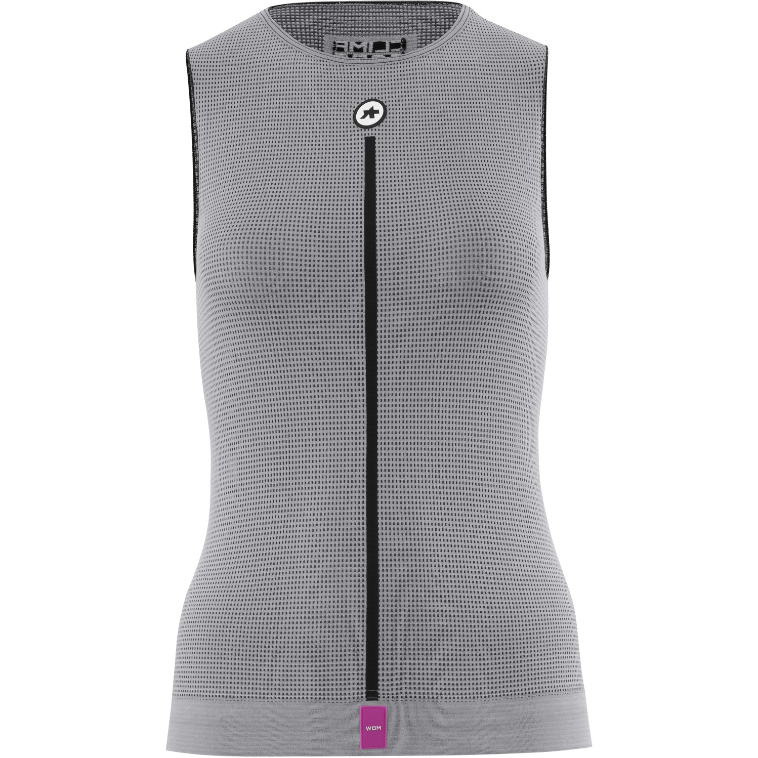 Assos P1, летняя женская куртка без рукавов - серая серия