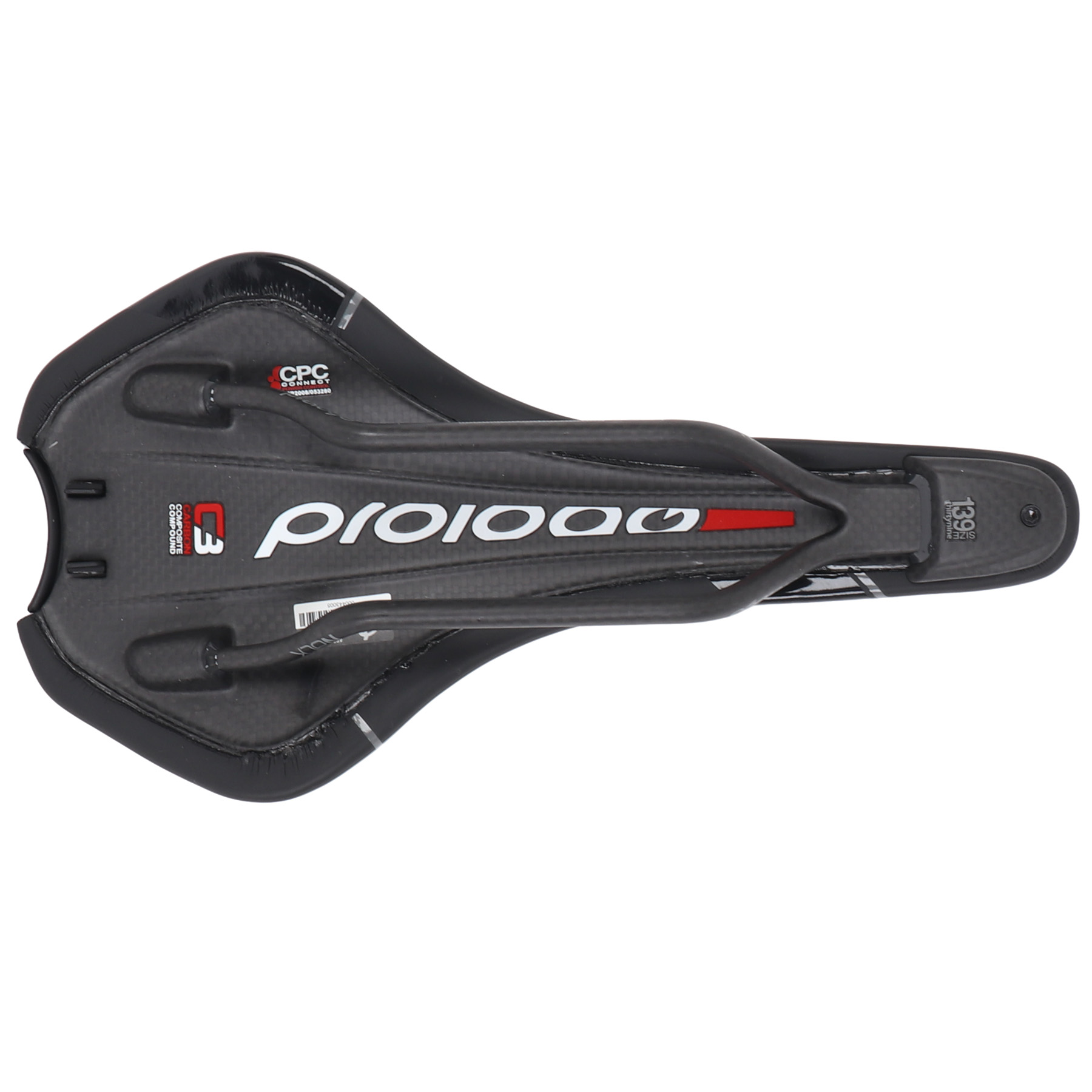 パーツ Prologo NAGO TT CPC Prologo Nago EVO CPC Pas Bike Bicycle Saddle 141mm Ti-rox Rails