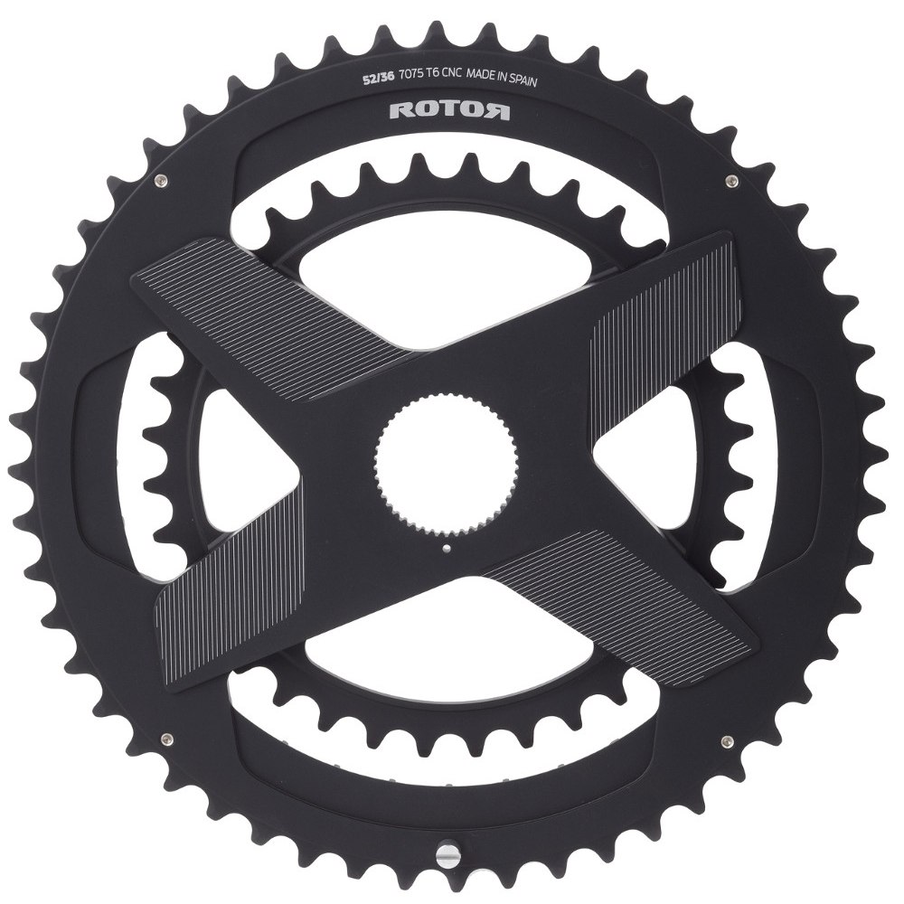 Picture of Rotor NoQ Direct Mount Road Double Chainring - round - OCPmount