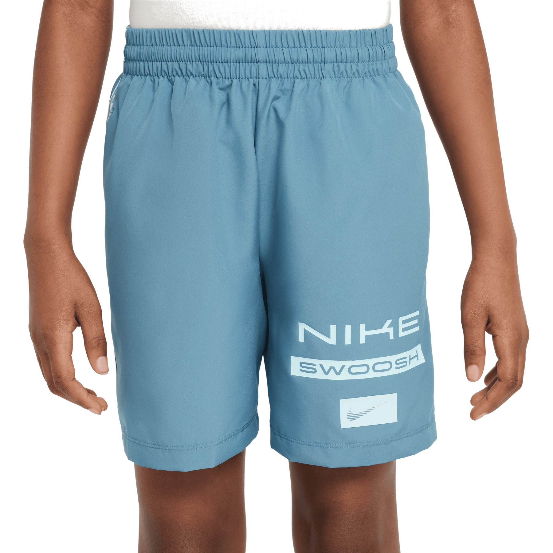 Детские тканые шорты Nike Multi Dri-Fit - дымчато-голубые/glacier blue HJ3801-006