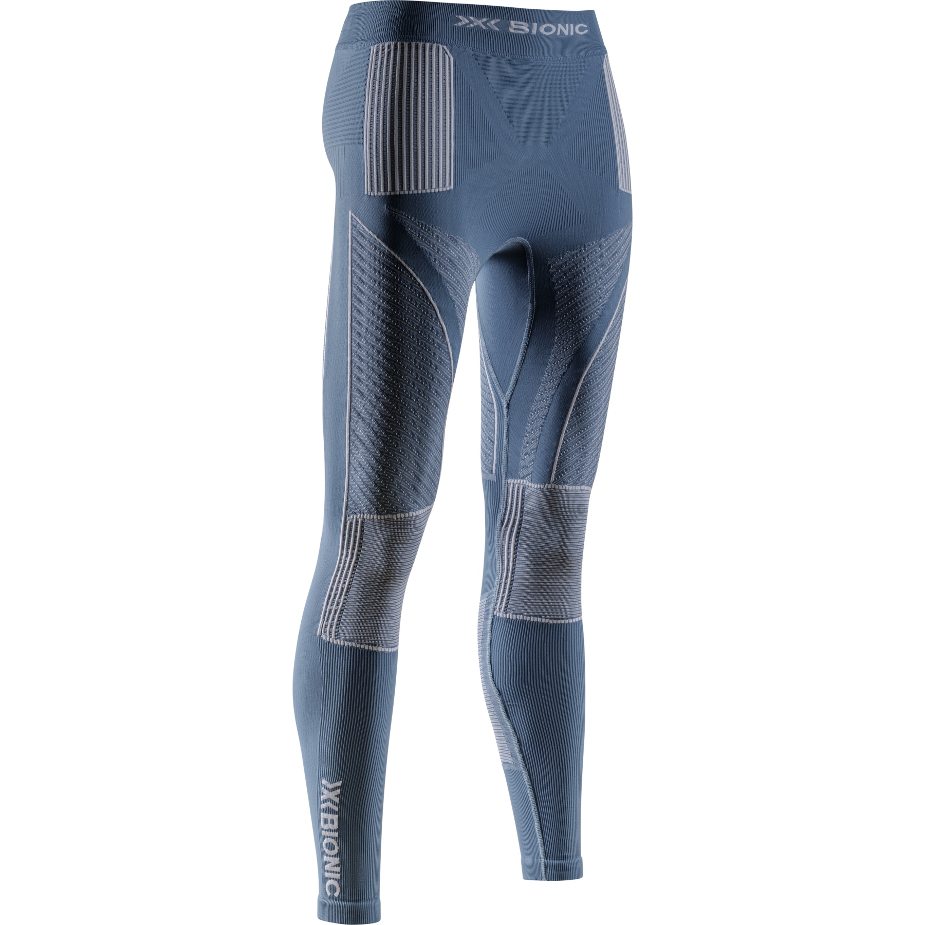 Photo produit de X-Bionic Caleçon Long Femme - Energy Accumulator 4.0 - mineral blue/arctic white