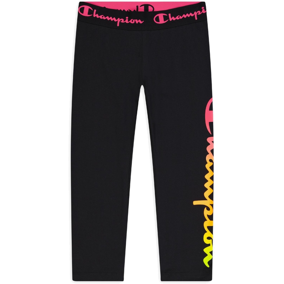 Picture of Champion Legacy Womens Crop Leggings 115011 - black