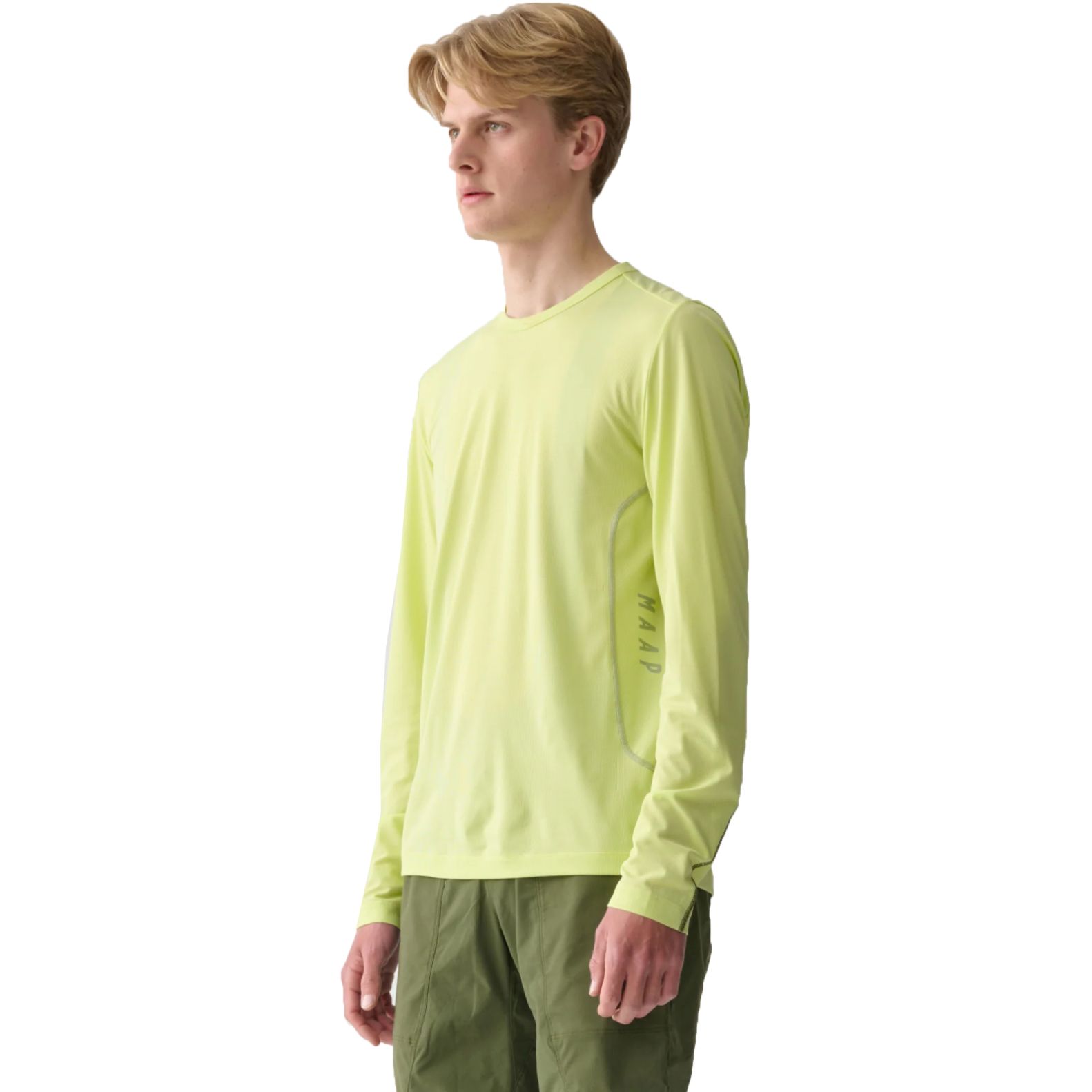 Produktbild von MAAP Alt Road Tech Langarmshirt Herren - shadow lime