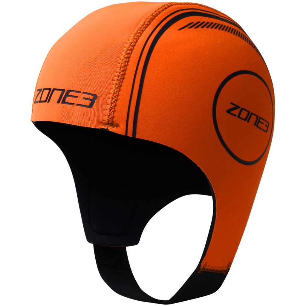 Picture of Zone3 Neoprene Swim Cap - hi-vis orange